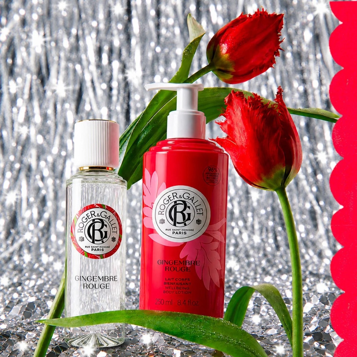 Gingembre Rouge Eau Parfumée Bienfaisante + Lait Corps