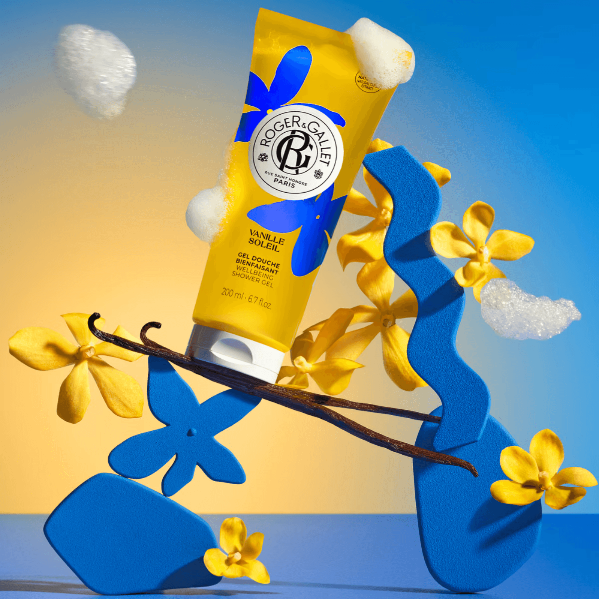Vanille Soleil Gel Douche Bienfaisant